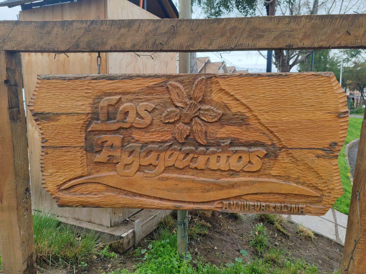 Letrero Villa Los Agapantos